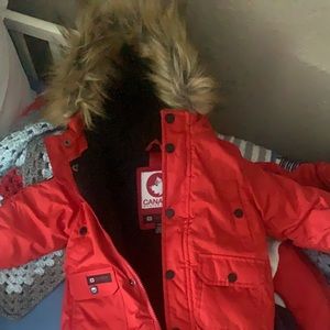 Canada weather gear snowsuit